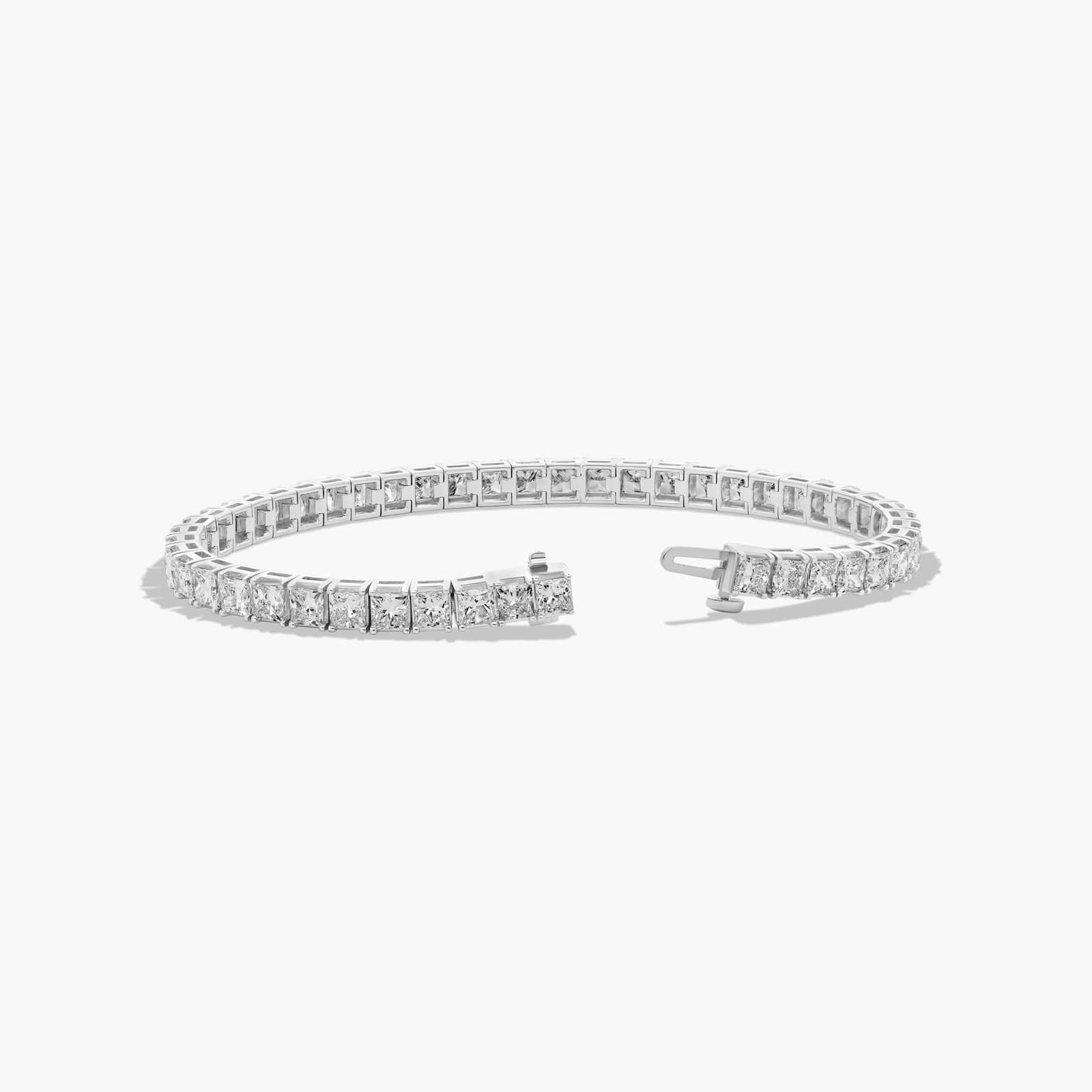 Celoray 14K Solid Gold 12ctw Princess Diamond Tennis Bracelet Prong Setting Celoray 14K Solid Gold 12ctw Princess Diamond Tennis Bracelet Prong Setting