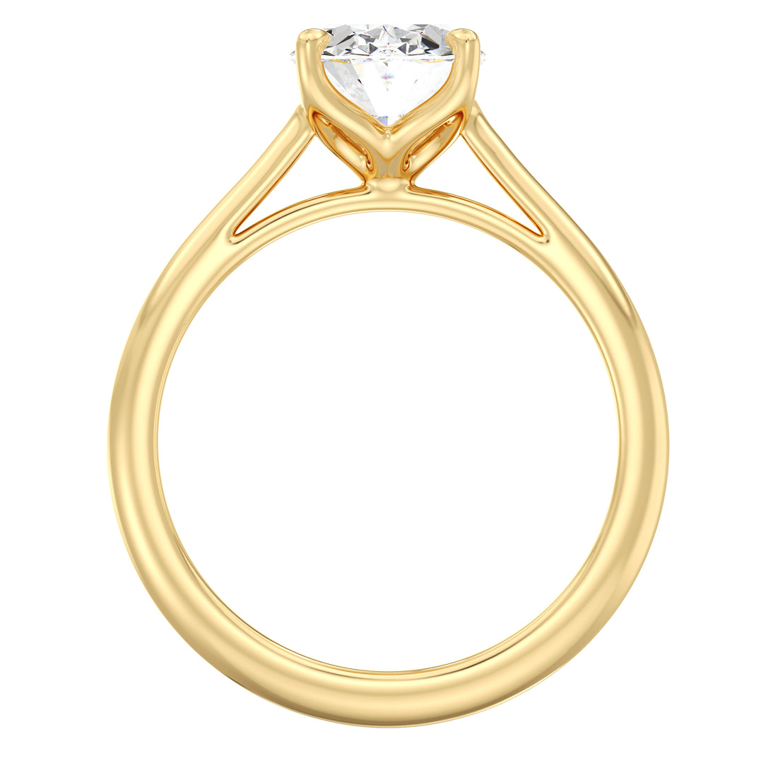 Celoray Customized 18K Solid Gold 3CT IGI Oval Diamond Solitaire Ring VVS Lab Diamond Celoray Customized 18K Solid Gold 3CT IGI Oval Diamond Solitaire Ring VVS Lab Diamond