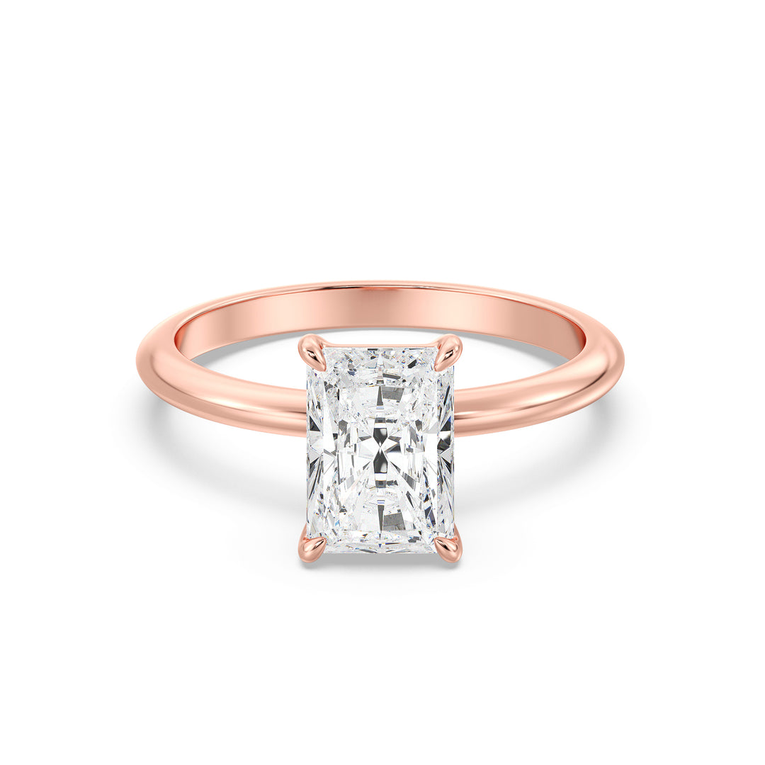 Celoray Customized 18K Solid Gold 3CT IGIRadiant Diamond Solitaire Ring VVS Lab Diamond Celoray Customized 18K Solid Gold 3CT IGIRadiant Diamond Solitaire Ring VVS Lab Diamond